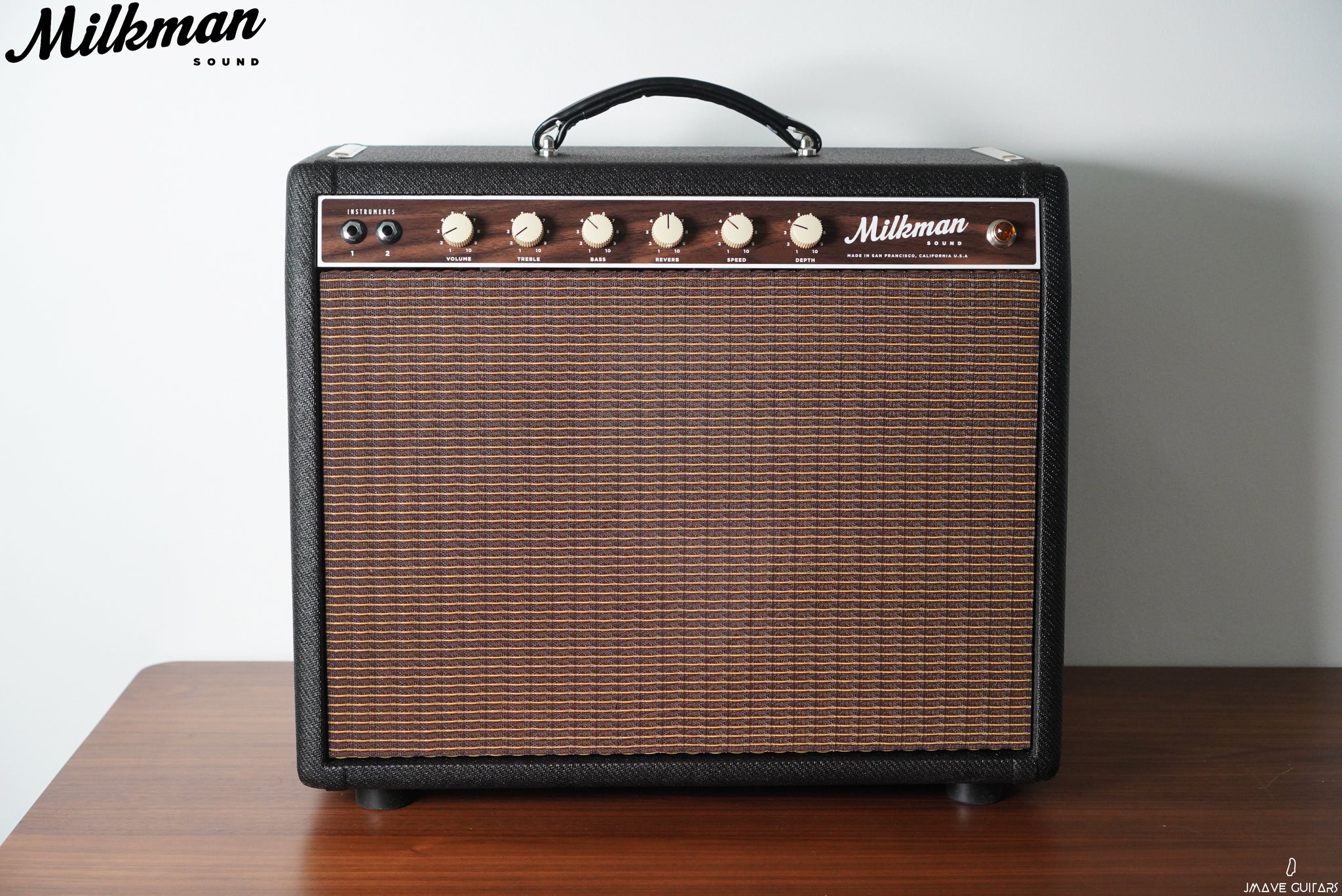 Milkman Sound 20W Creamer in Black Tweed with Master Volume