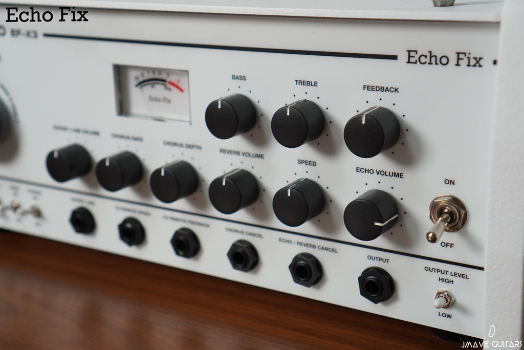 Echofix EF-X3 Limited Edition White Table Top Chorus Echo with BBD Analog Chorus & Spring Reverb (8227675668677)