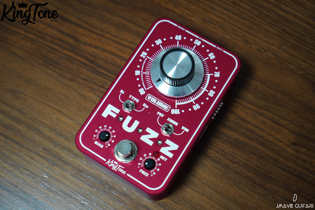 King Tone Guitar Mini Fuzz V2 (Red) (8133459083461)