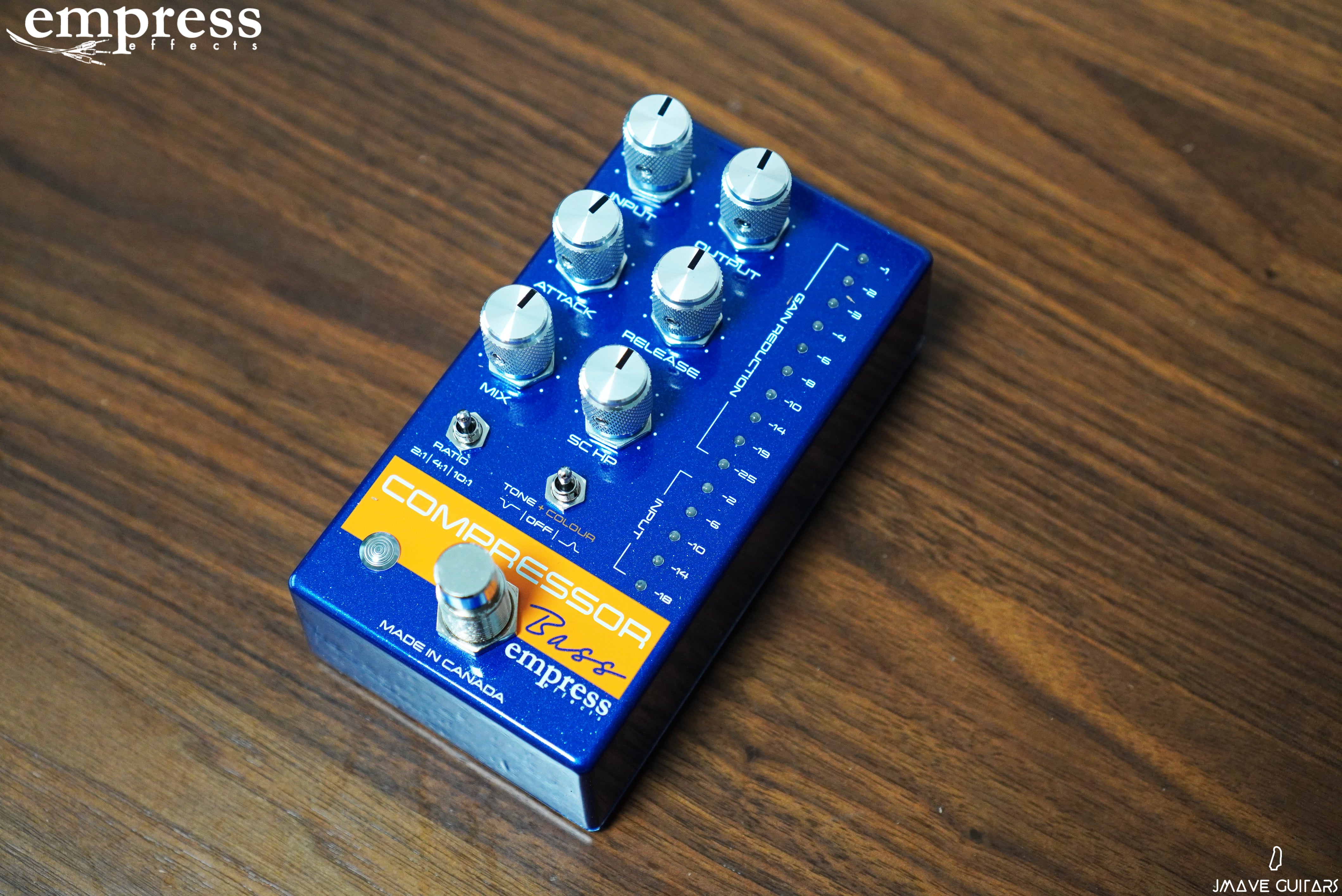 Empress Bass Compressor Blue Sparkle   jMave Guitars – jmaveguitars