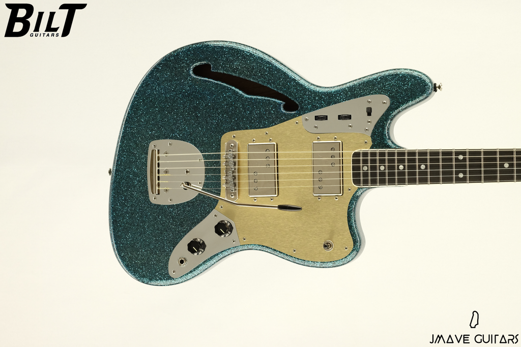 BilT Guitars S.S Zaftig Ocean Turquoise Sparkle (6129836130501)