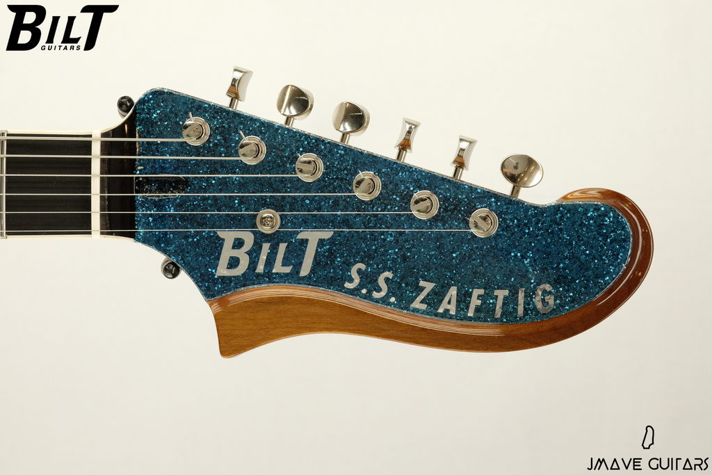 BilT Guitars S.S Zaftig Ocean Turquoise Sparkle (6129836130501)