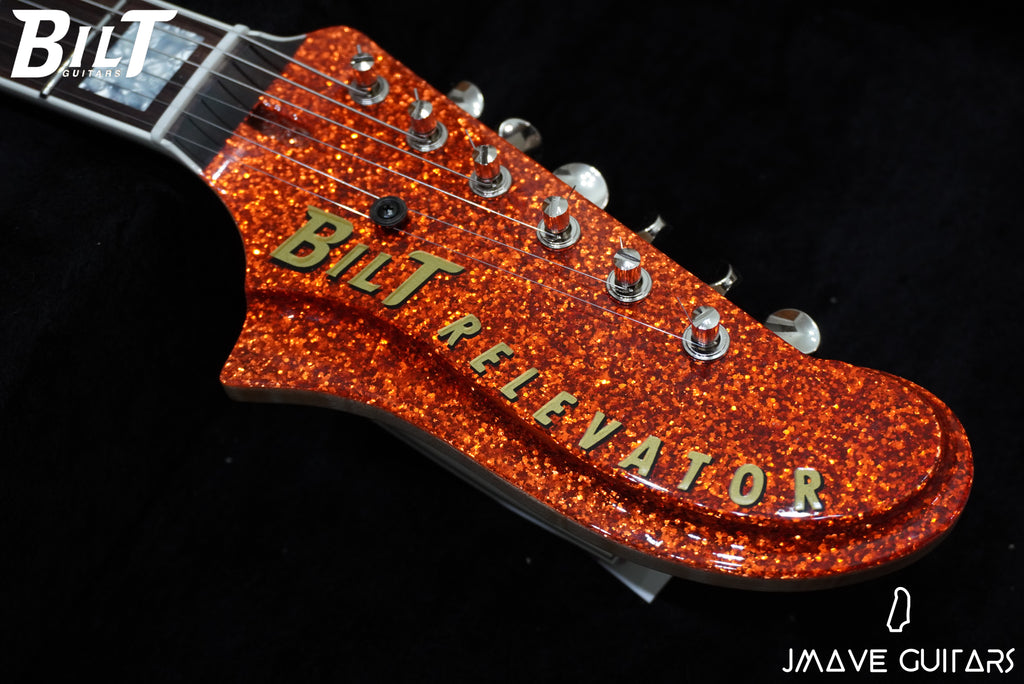 BilT Guitars Relevator Orange Sparkle (4393100968034)