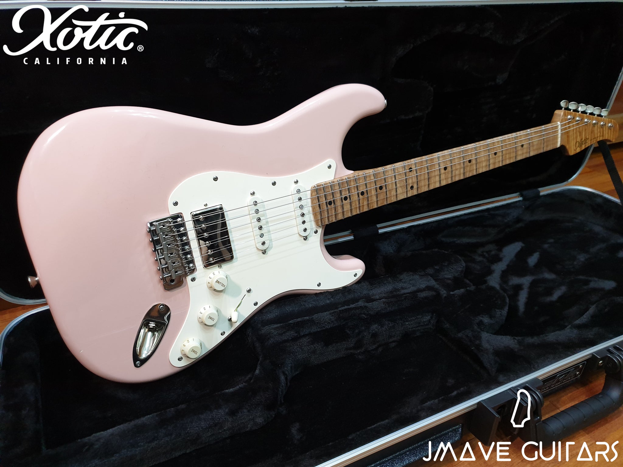 Xotic XSC-2（Shell Pink） Xotic XTC-1 Namm 2020 Spalted Maple Electric Guitar | Vision
