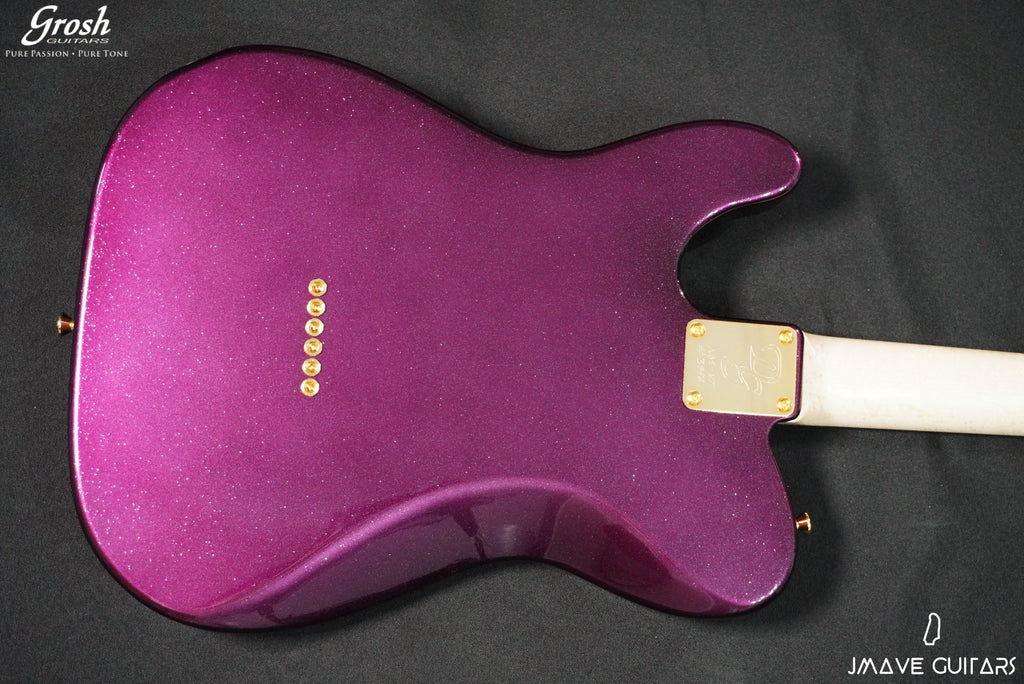 Grosh Guitars NOS Vintage T Blue Purple Sparkle (6634659840197)