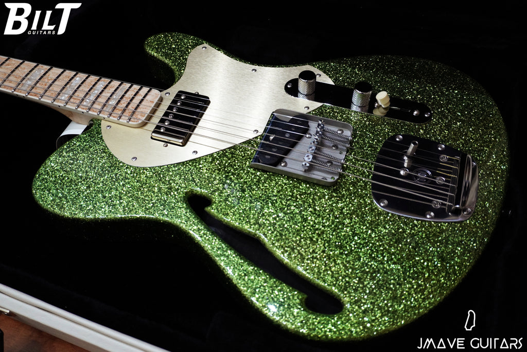 BilT Guitars ESG Green Sparkle (4393090580578)