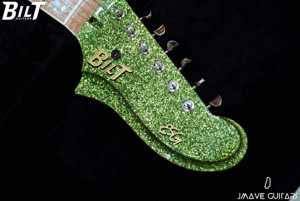 BilT Guitars ESG Green Sparkle (4393090580578)