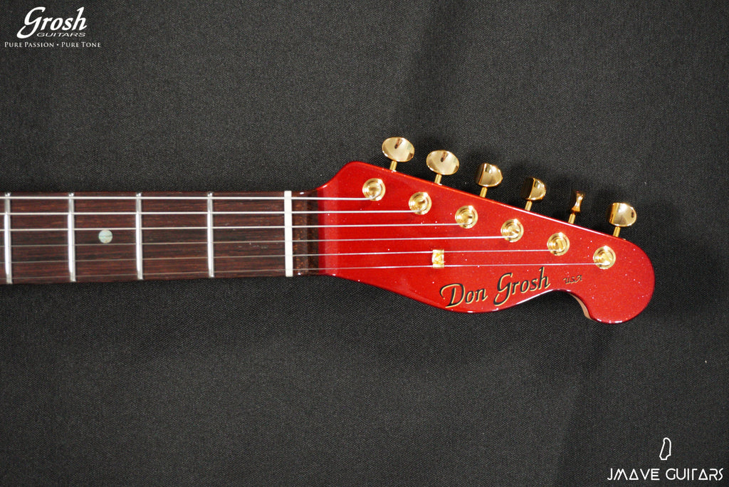 Grosh Guitars NOS Vintage T Dark Cherry Mini-Sparkle (6634658922693)
