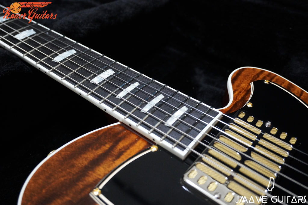 Kauer Guitars Starliner Deluxe in Walnut Burst (6129201447109)